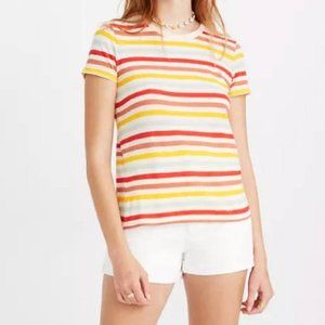 Madewell Lo-Fi Shrunken Tee in Lennie stripe